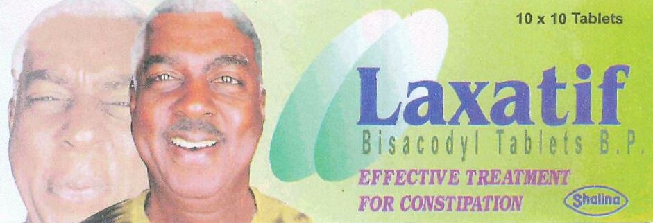 LAXATIF BISACODYL TABLETS B.P. EFFECTIVE TREATMENT FOR CONSTIPATION TABLETS