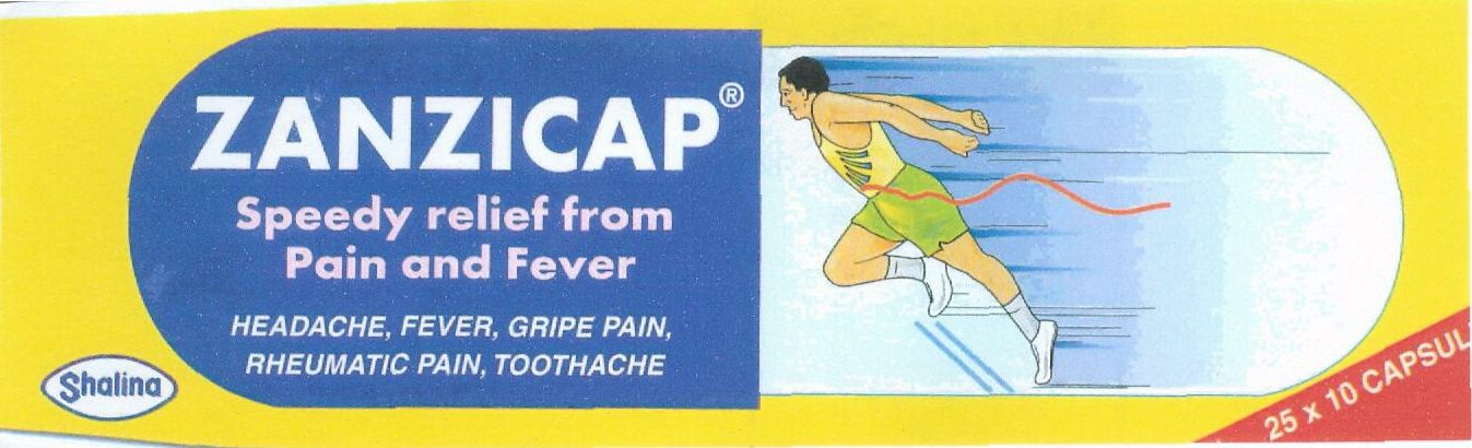 ZANZICAP SPEED RELIEF FROM PAIN AND FEVER