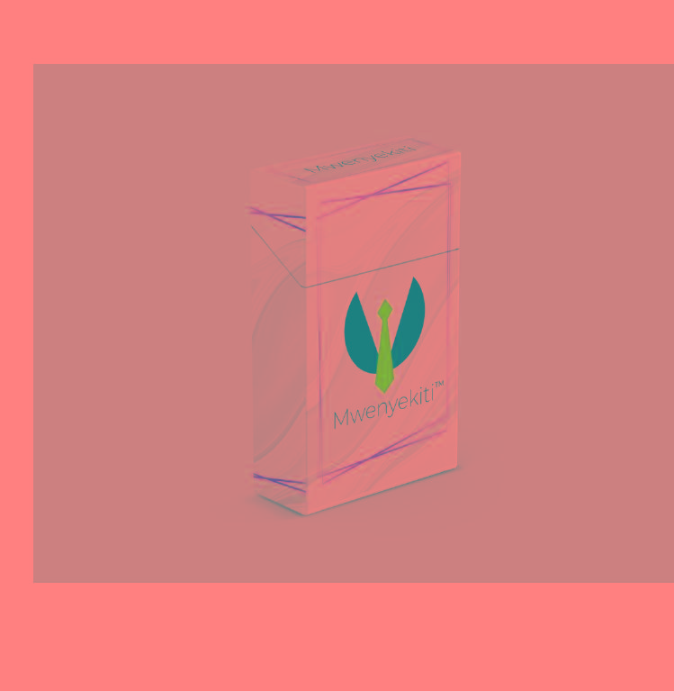 Stylized word, Mwenyekiti in black on a white background and an arrow-like image on top of it.