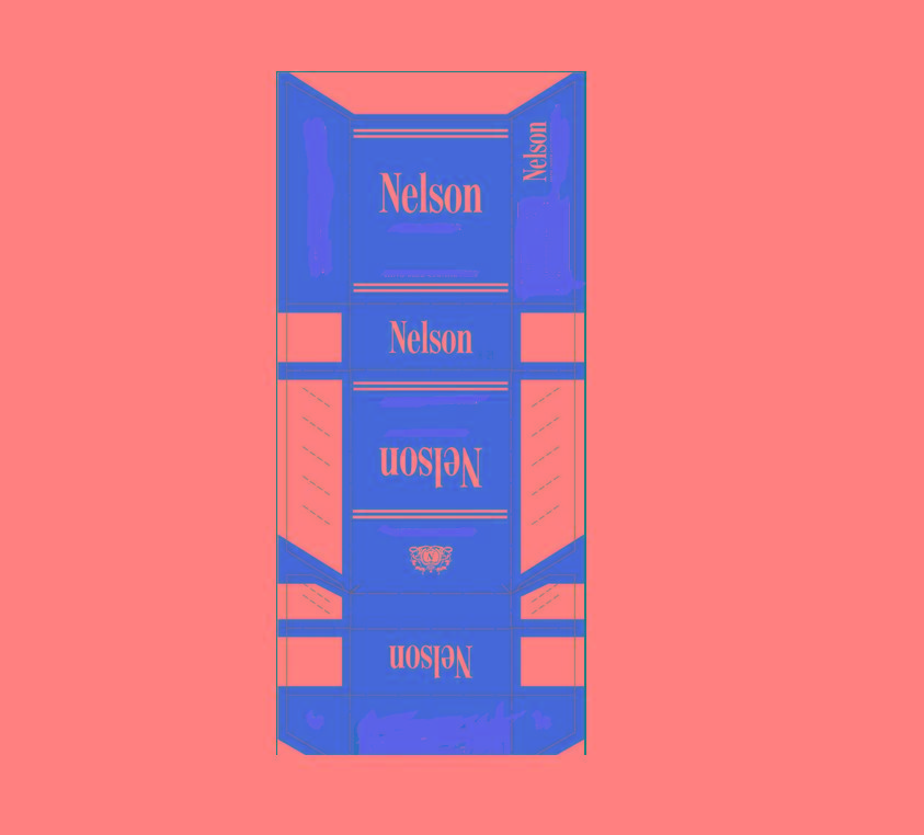 The mark consists of a label appearing on the face of a cigarette or cigar box together with the subsidiary label elements appearing on the other faces of the cigarette or cigar box.