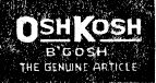OSHKOSH B'GOSH   THE GENUINE ARTICLE