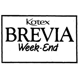 KOTEX BREVIA WEEK-END