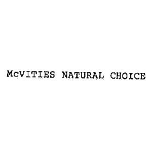 MCVITIES NATURAL CHOICE