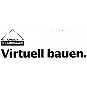 UNSER LAGERHAUS VIRTUELL BAUEN.