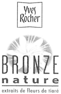 YVES ROCHER BRONZE NATURE EXTRAITS DE FLEURS DE TIARE