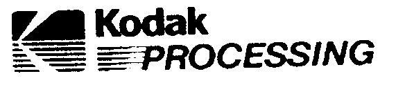 KODAK PROCESSING K