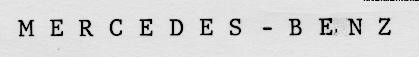 MERCEDES - BENZ