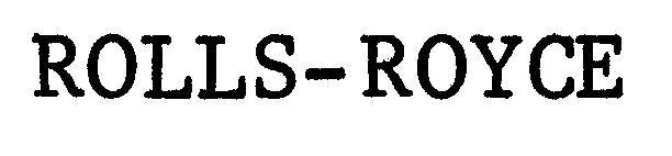 ROLLS - ROYCE
