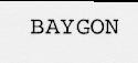 BAYGON