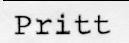 PRITT