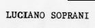 LUCIANO SOPRANI