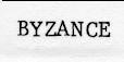 BYZANCE