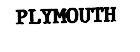 PLYMOUTH