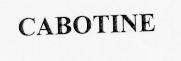 CABOTINE
