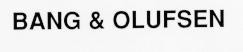 BANG & OLUFSEN