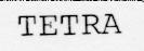 TETRA