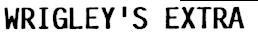 WRIGLEY`S EXTRA
