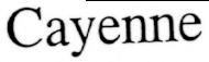 Cayenne
