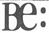 Be: