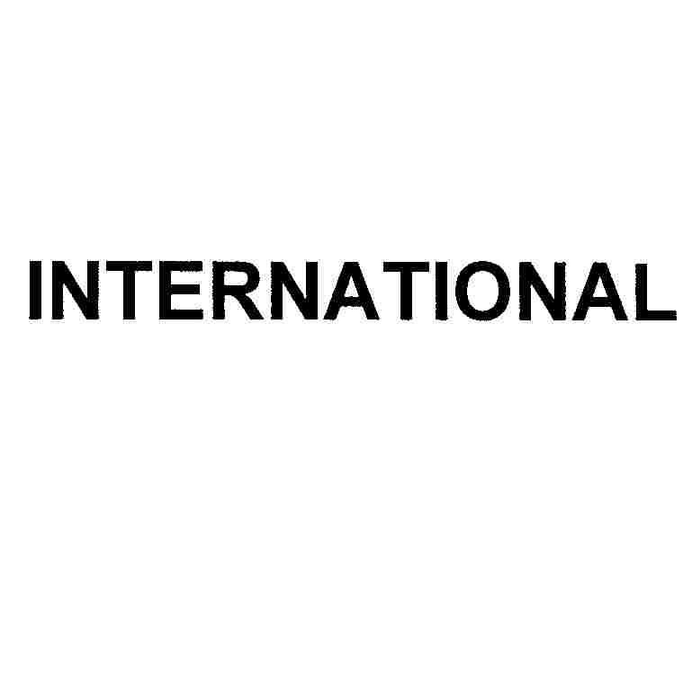INTERNATIONAL