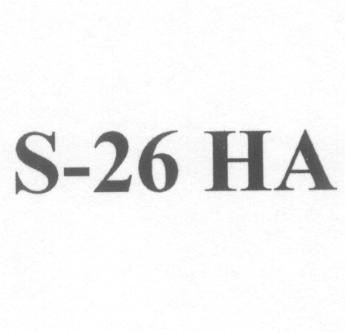 S - 26 HA