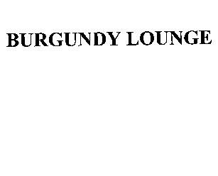 BURGUNDY LOUNGE