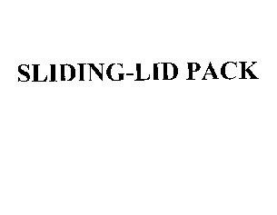 SLIDING-LID PACK