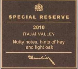 SPECIAL RESERVE 2010 ITAJAI VALLEY