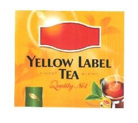 YELLOW LABEL FINEST TEA BLEND QUALITY NO.1