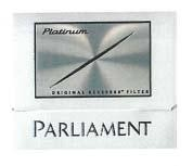 PARLIAMENT PLATINUM ORIGINAL RECESSED FILTER