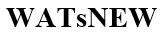WATsNEW