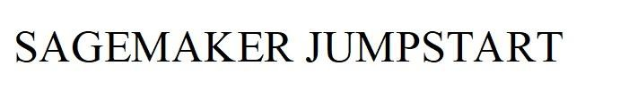 SAGEMAKER JUMPSTART