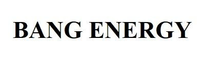 BANG ENERGY