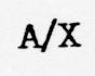 A / X