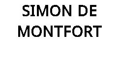 SIMON DE MONTFORT