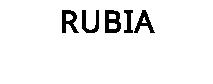RUBIA