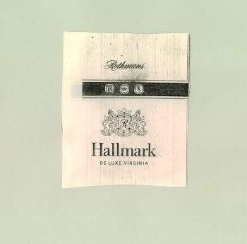 Rothmans Hallmark DE LUXE VIRGINIA