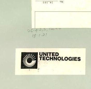 UNITED TECHNOLOGIES