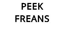PEEK FREANS