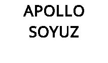 APOLLO SOYUZ