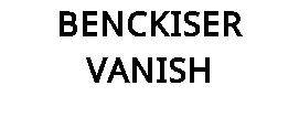 BENCKISER VANISH