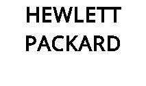 HEWLETT PACKARD