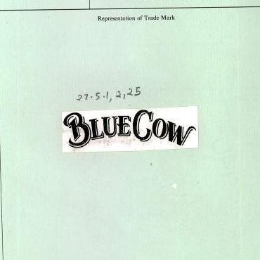 BLUE COW
