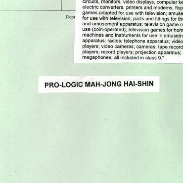 PRO-LOGIC MAH-JONG HAI-SHIN