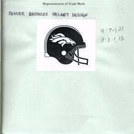 DENVER BRONCOS HELMET DESIGN