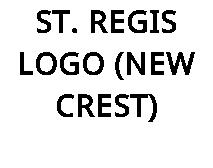 ST. REGIS LOGO (NEW CREST)