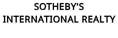 SOTHEBY'S INTERNATIONAL REALTY
