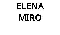 ELENA MIRO