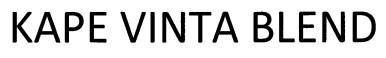 KAPE VINTA BLEND