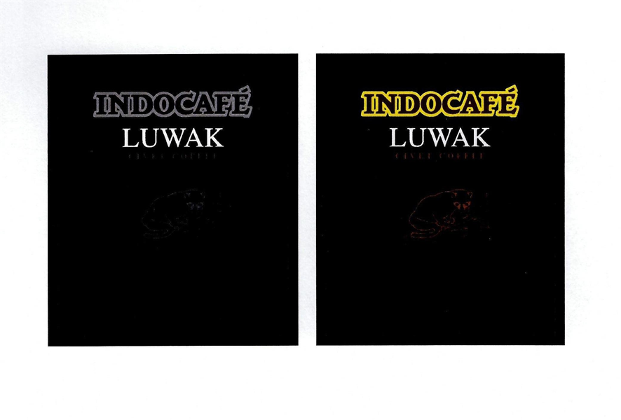 INDOCAFE LUWAK (Label) (in series of 2 marks)